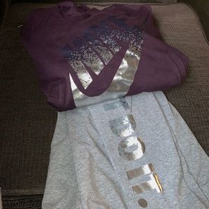 Nike Purple and Metallic Grey Fashion Bundle